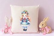 Christmas Ice Princess Polar Bear, an Illustration by Designking (Thumbnail 4 of 4)