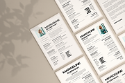 Minimal CV & Cover Letter Templates, a Resume Template by TEAM RONDI (Thumbnail 5 of 6)