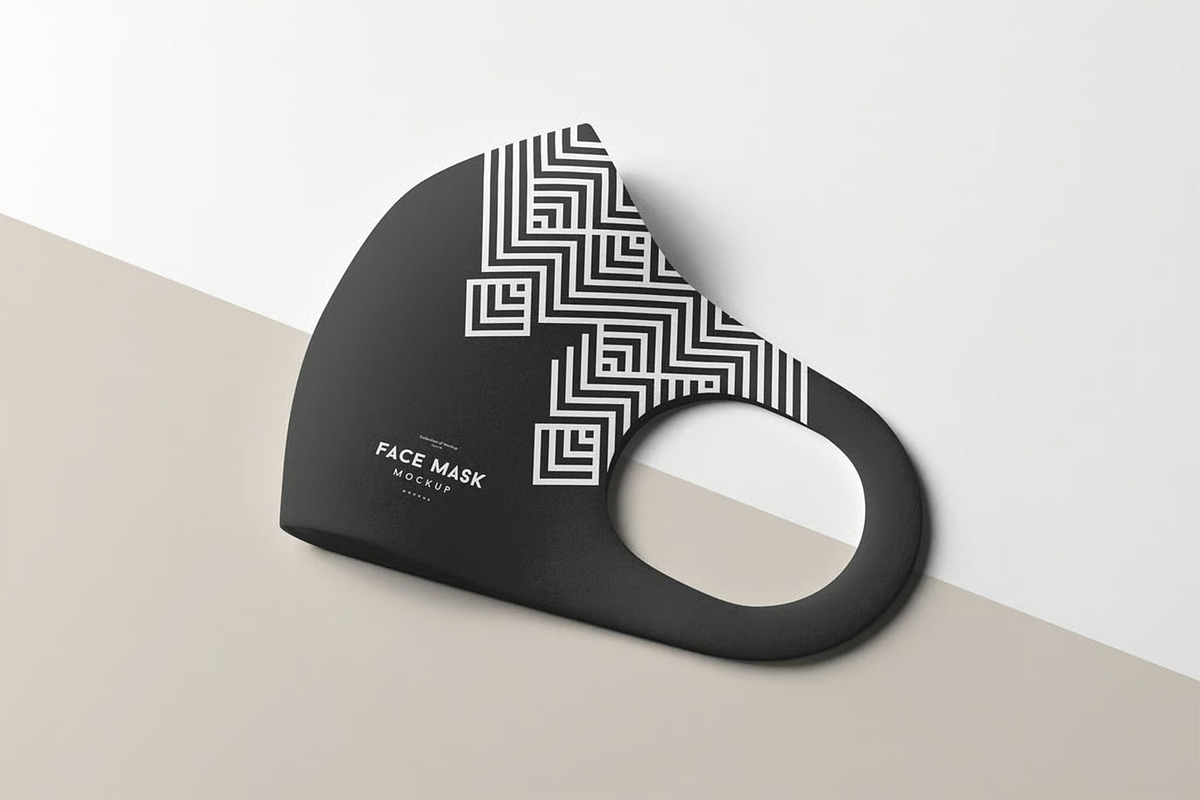 Face Mask Mock-up, a Mask Mockup by zippypixelstudio (Photo 11 of 12)