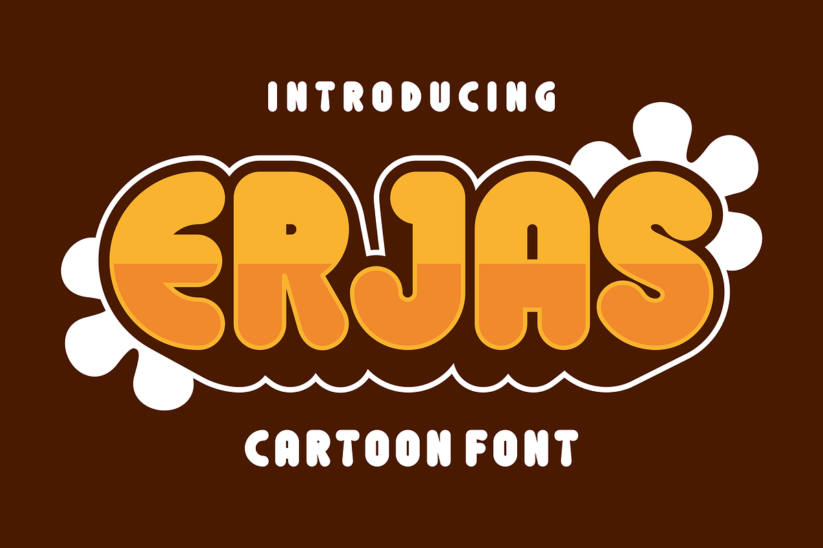 Erjas - Cartoon Font, a Sans Serif Font by lelevien (Photo 4 of 4)