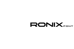 Ronix Font