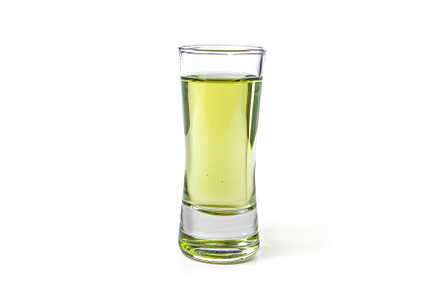absinthe shot on white