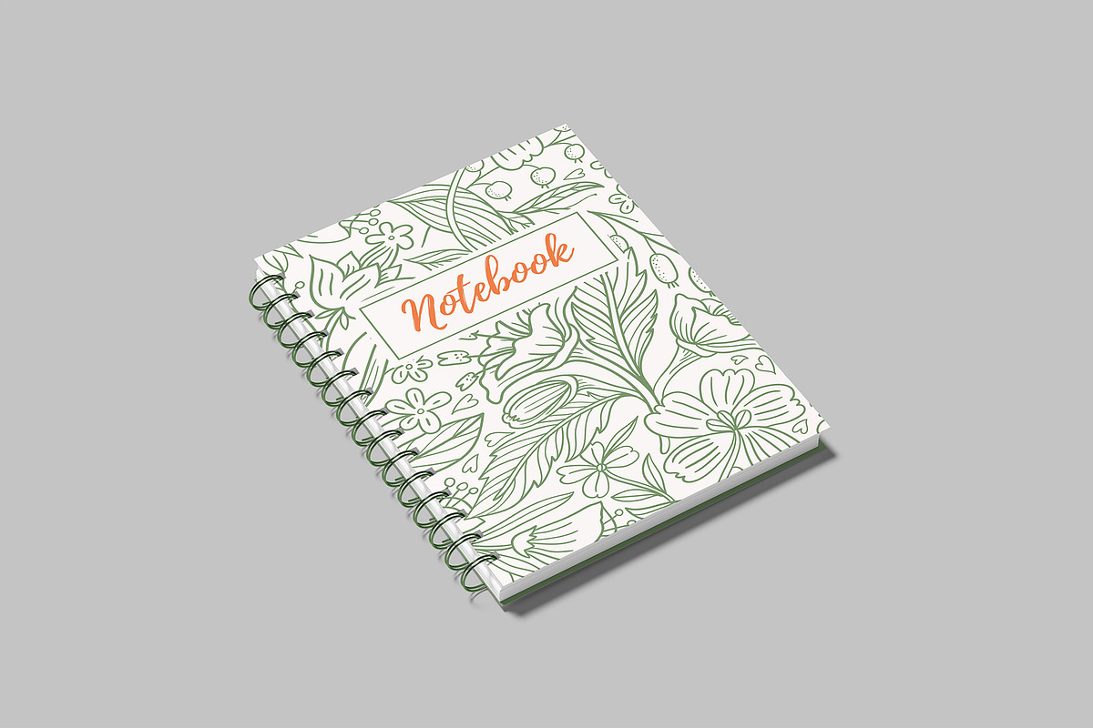 Spiral Notebook Mock-up, a Books & Magazine Mockup by Graphiculon (Photo 8 of 10)