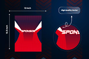Sports Jersey Design Bundle, a Sport Illustration by samsulpassive (Thumbnail 3 of 4)