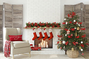 MAGIC CHRISTMAS Frame Mockups, a Print Template by MyHomeMockups (Thumbnail 3 of 12)
