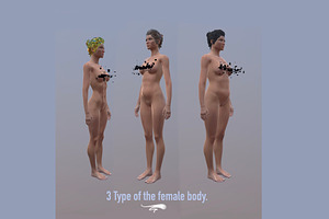 3d Female Body For Tattoo