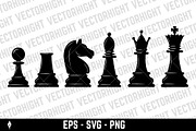 Set of chess pieces, an Object Graphic by Vectorhight (Thumbnail 3 of 3)