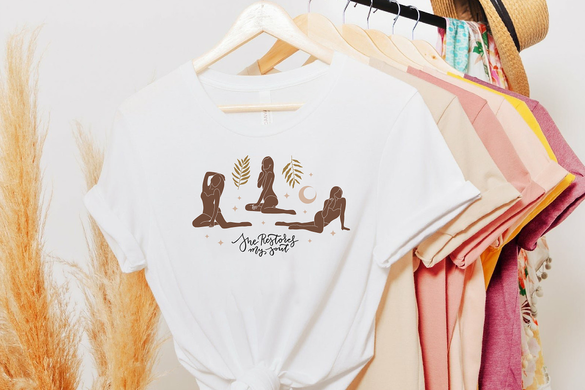 Summer Female Boho Graphics Set, a Decorative Illustration by Lana Sham (Photo 9 of 13)