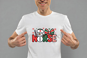 Coquette Christmas Nurse Bow PNG, an Illustration by Daily.Designs (Thumbnail 2 of 5)