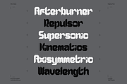 Gaiax - Futuristic Font, a Sans Serif Font by Enxyclo Studio (Thumbnail 8 of 11)