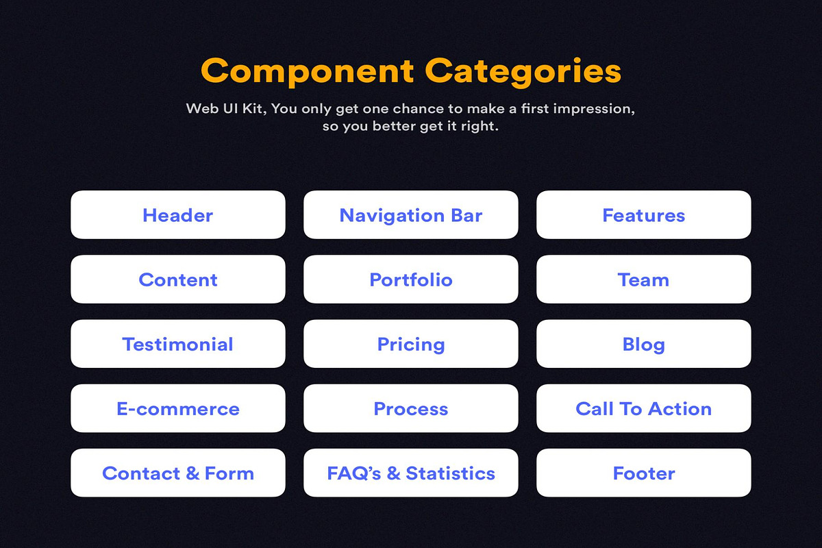 Kraft Web UI Kit, an UI Kit Template by Lumina_ui_ux202 (Photo 2 of 10)