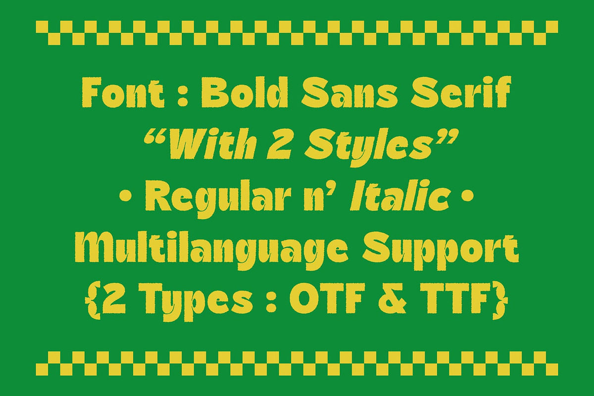 Marsen Rough, a Sans Serif Font by Craft Supply Co. (Photo 2 of 8)