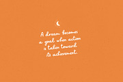 Sweet apricot | Handwritten Font, a Script Font by AngelinaKovel (Thumbnail 6 of 9)