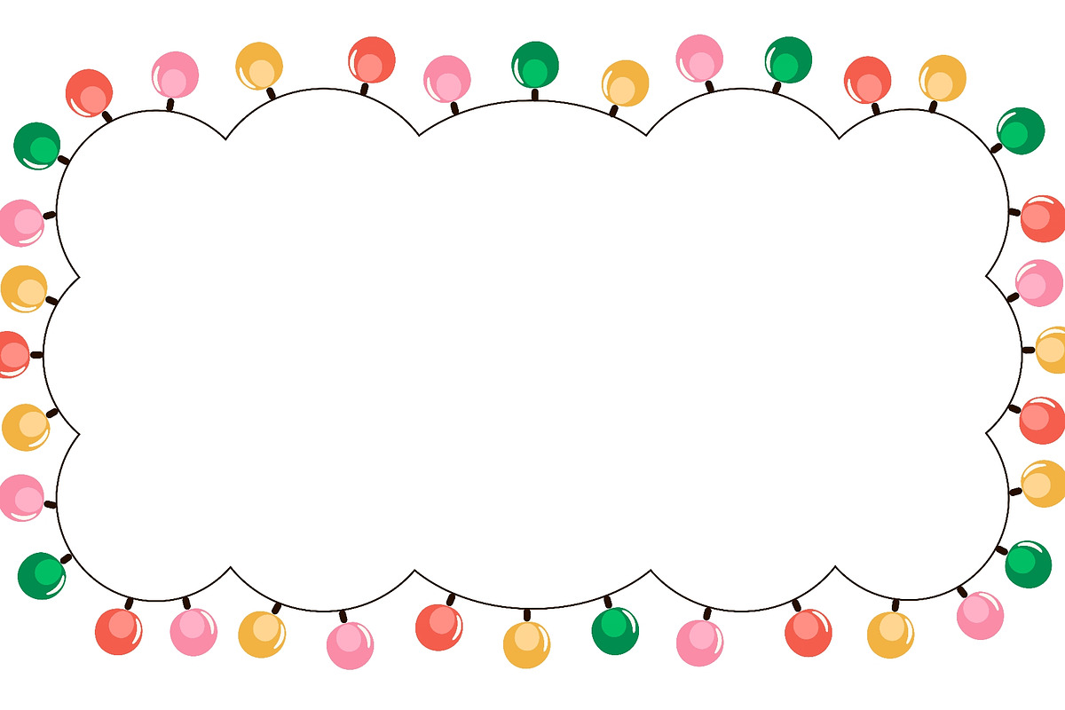 Colorful Christmas lights, shining, a Seasonal Illustration by sceptical cactus (Photo 2 of 3)