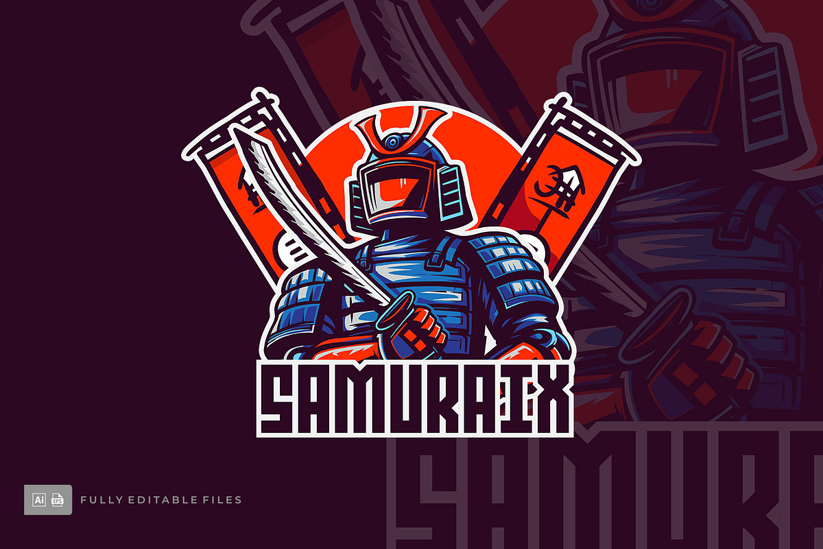 Samuraix Logo Templates, a Branding & Logo Template by Stock Shape