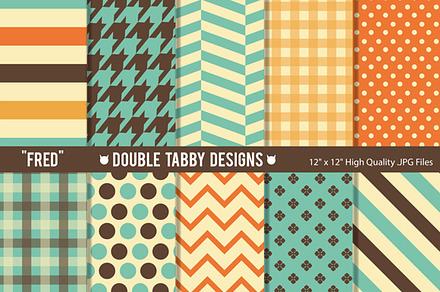 Retro Colors Pattern backgrounds