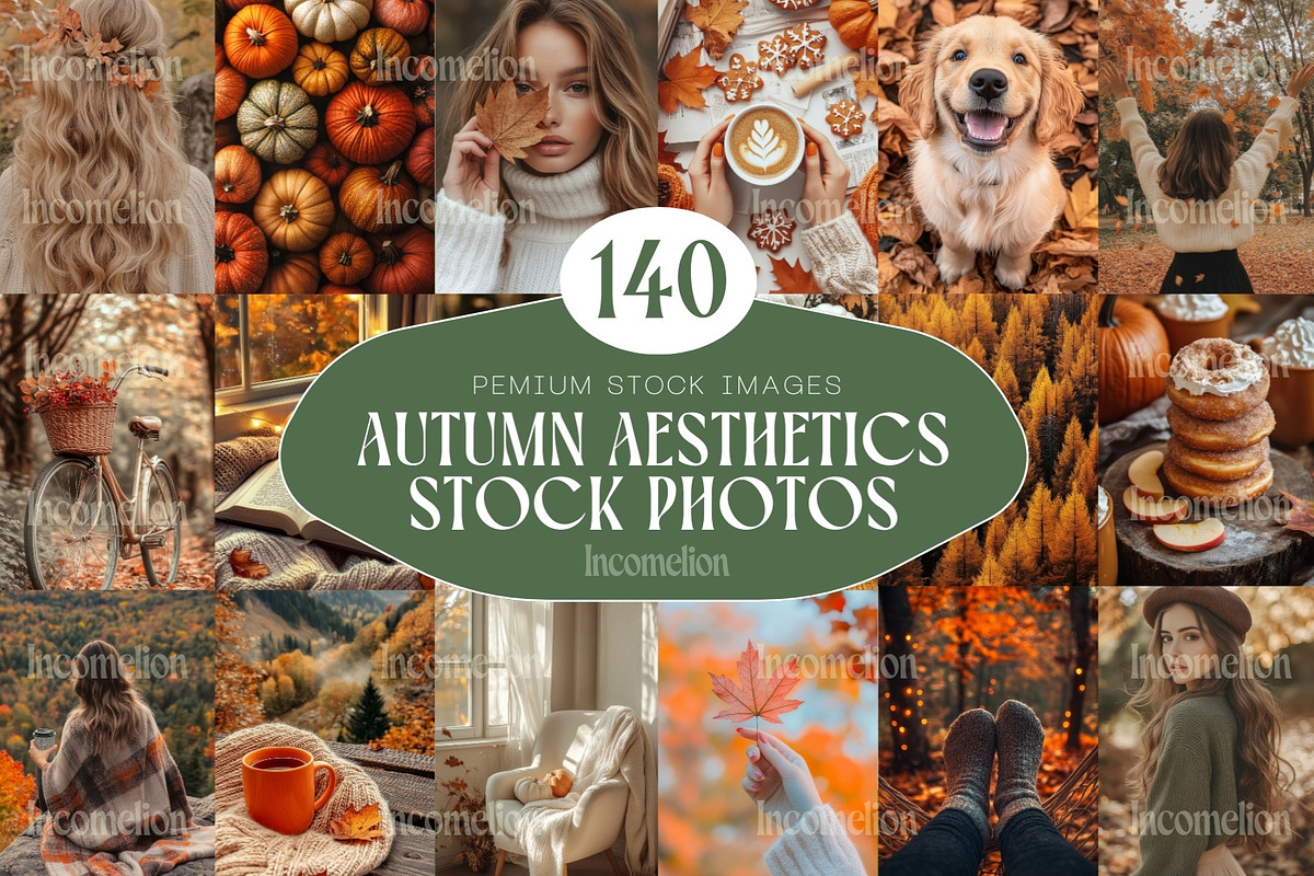 140 Autumn Aesthetic Stock Photos, a Holiday Photo by Incomelion (Photo 1 of 6)