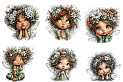 Birthday fairy clipart, an Illustration by CreationArt (Thumbnail 2 of 5)