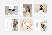 Pink CANVA instagram pack, a Social Media Template by Swiss_cube (Thumbnail 3 of 8)