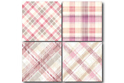 Baby Girl Plaid Pattern Design, a Texture Illustration by DreamPrint404 (Thumbnail 3 of 4)