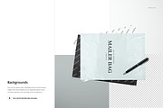 Mailer Bag Wrapping Tissue Paper Set, a Packaging Mockup by creatsy5 (Thumbnail 8 of 9)