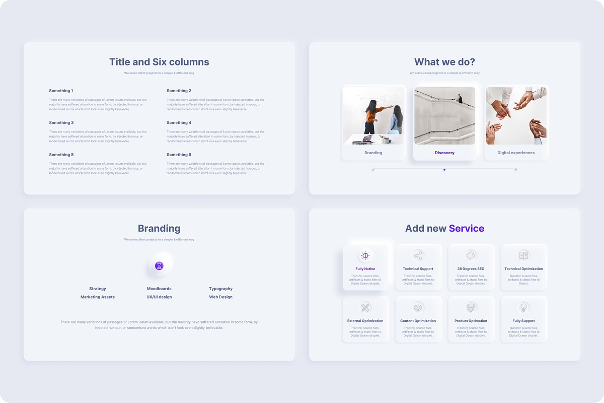 Neumorphic Presentation Template, a Presentation Template by TemplateZuu (Photo 19 of 48)
