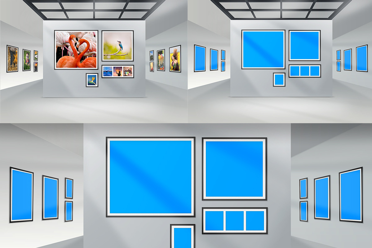 Art Gallery Mockup, a Print Template by ydlabs (Photo 2 of 2)