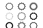 12 Black Circle Graphics, a Graphic by The Digital Download Shop (Thumbnail 2 of 2)