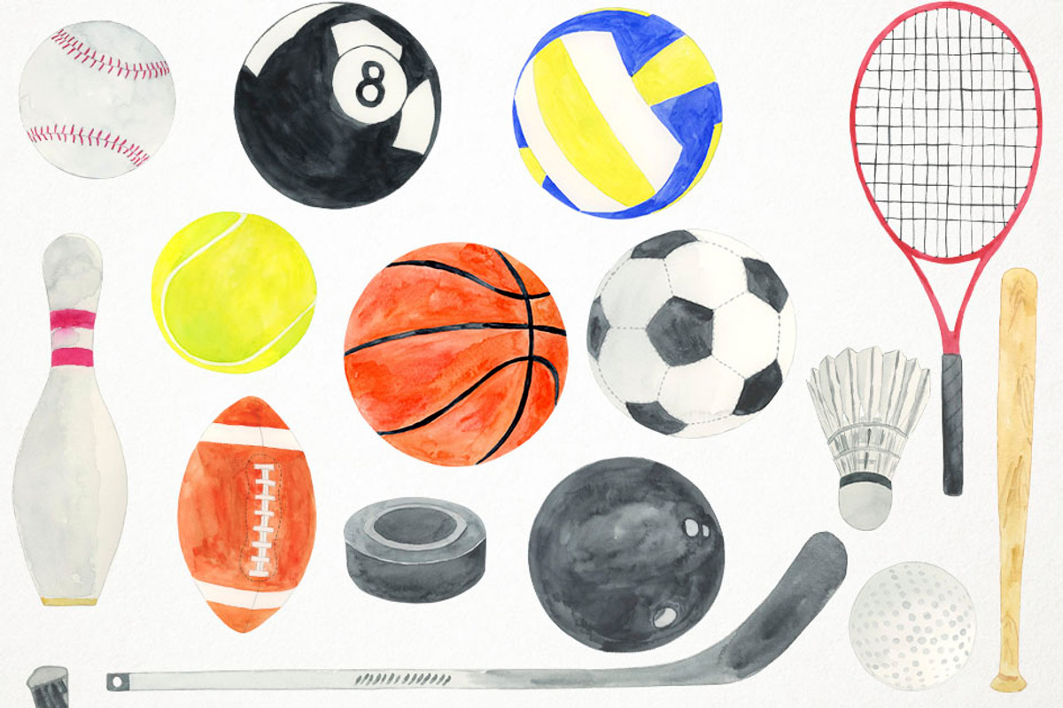 Sports Clipart, a Sport Illustration by Paulaparaula (Photo 2 of 4)
