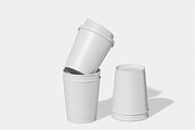 Paper Coffee Cup, a Cups & Container Mockup by Unerispace (Thumbnail 4 of 6)
