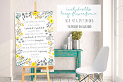 Yellow & Grey Flowers hand painted, a Decorative Illustration by MaraquelaStudio (Thumbnail 7 of 8)
