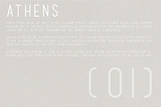 Athens | A Multi-Weight Font, a Sans Serif Font by Jen Wagner Co (Thumbnail 3 of 4)