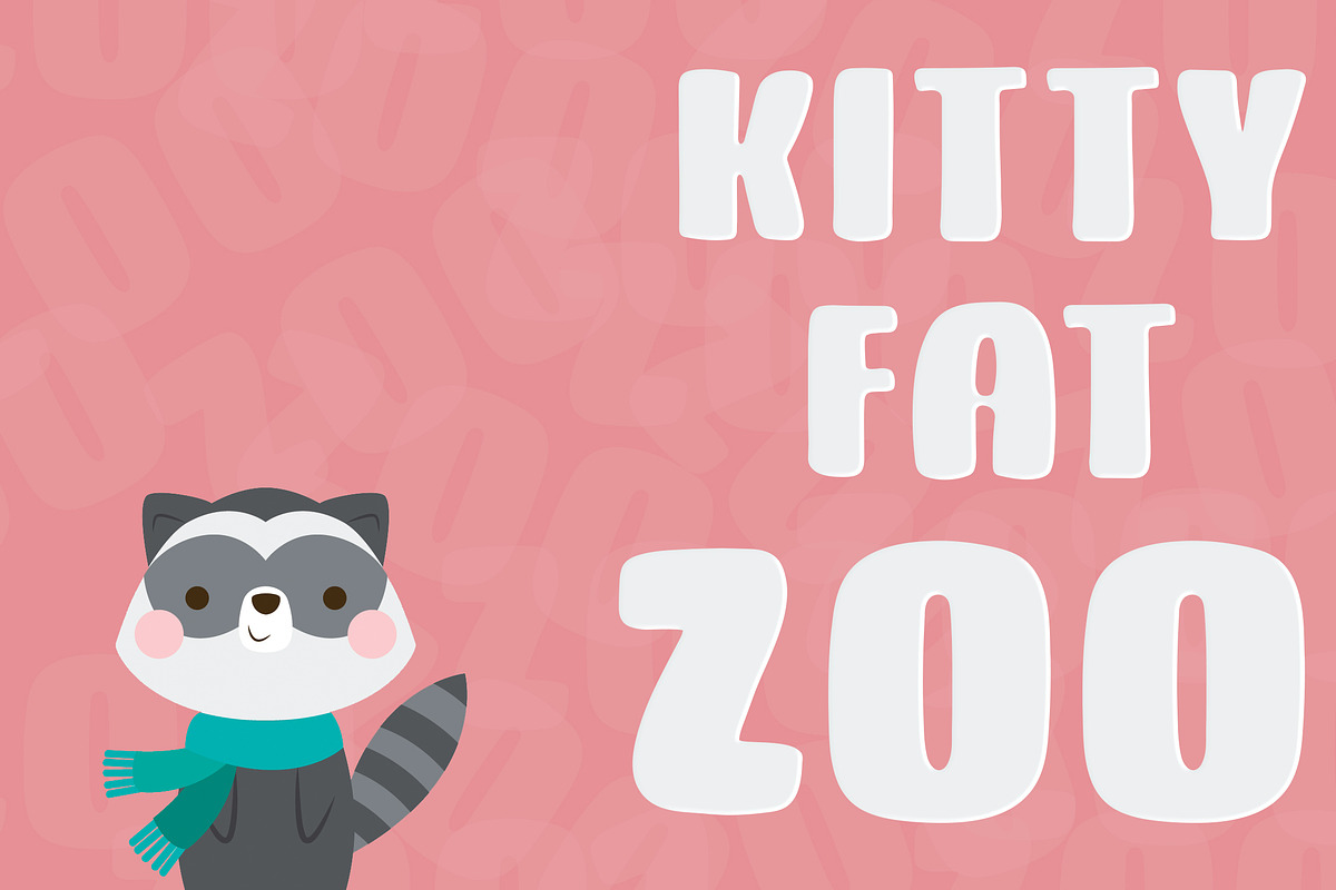 Kitty Fat - Handwritten Font preview 3