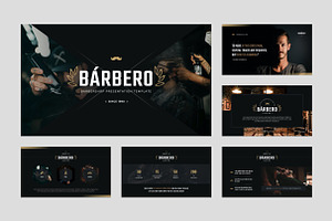 Barber Shop PowerPoint Template