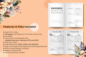 Paycheck Budget Planner Kdp Interior