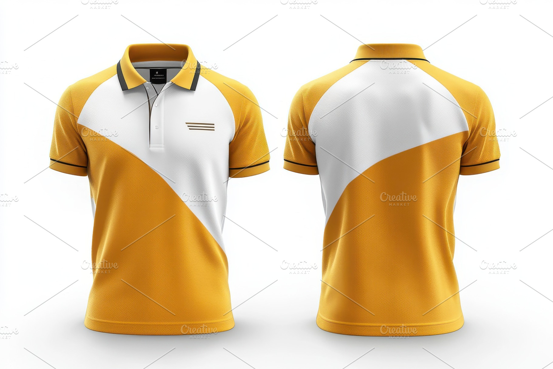 Stylish Yellow White Polo Shirt Desi, a Beauty & Fashion Photo by Pixeness Studio