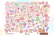 Preppy & Coquette Valentine Bundle, a Seasonal Illustration by Huxmay (Thumbnail 2 of 7)