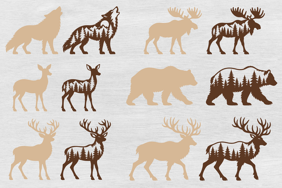 Cute Woodland Animal SVG, an Object Graphic by Libby Wishes (Photo 2 of 3)