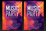 Music Party Flyer Template, a Flyer Template by designblends@gmail.com (Thumbnail 1 of 3)