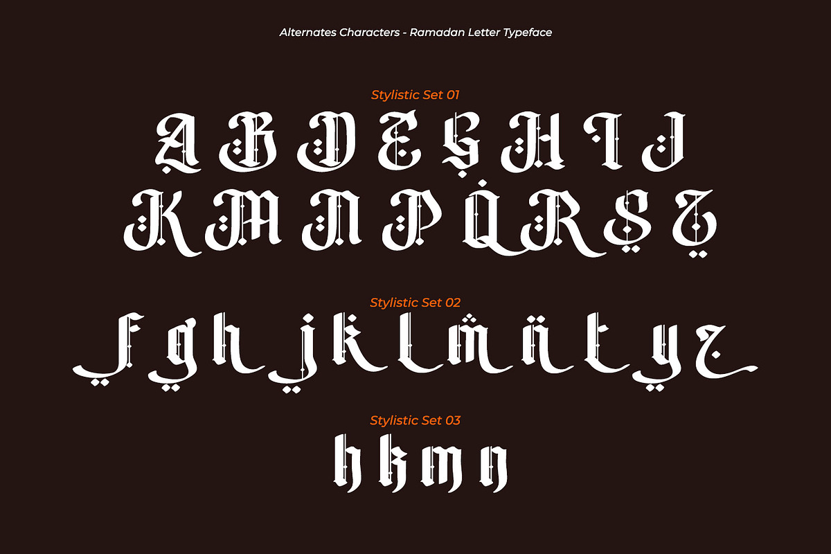 Ramadan Letter, a Symbol Font by Nathatype (Photo 10 of 11)