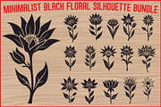 Modern Black Flower Design, an Illustration by jahid234 (Thumbnail 1 of 21)