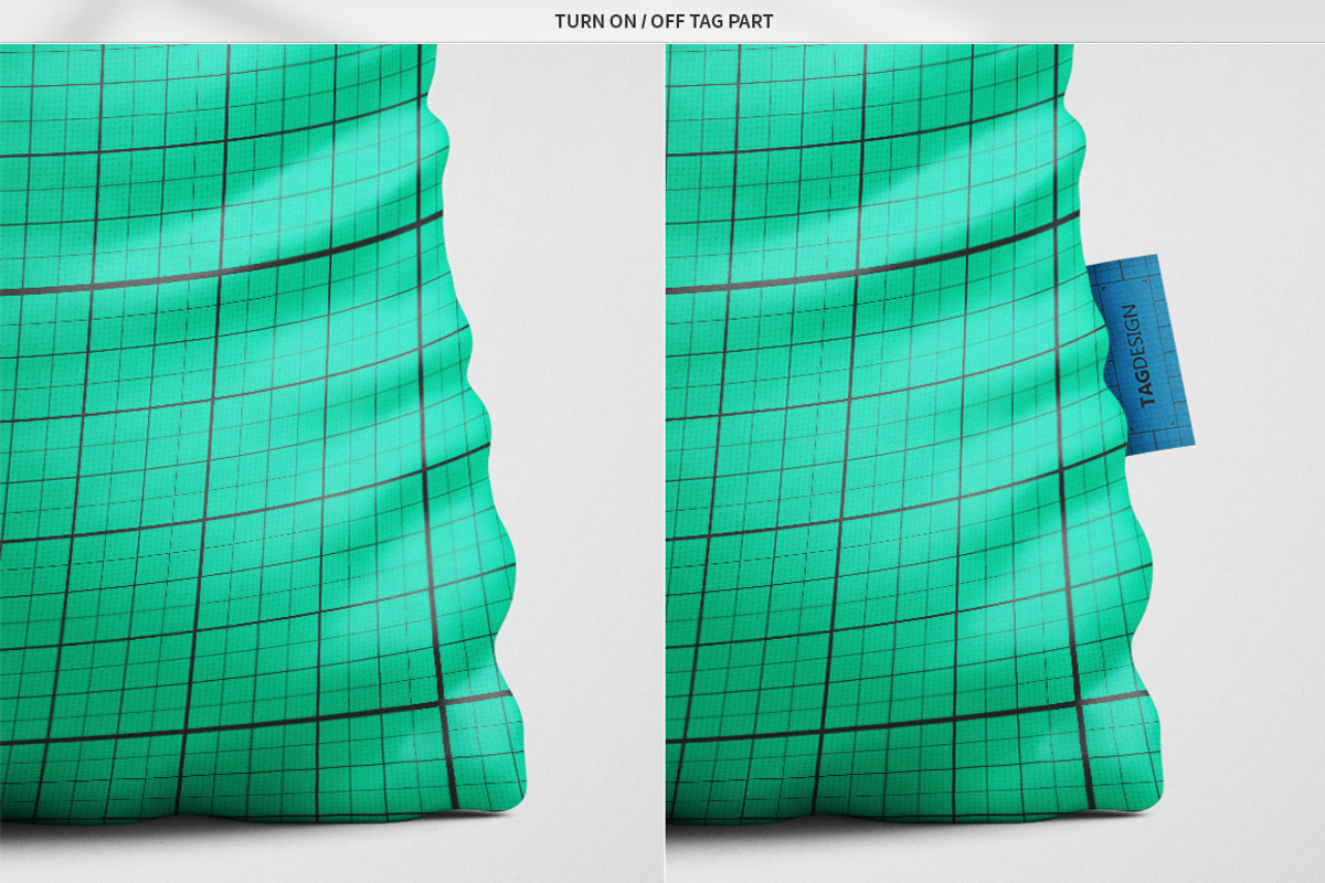 Square Pillow Mock-Up, an Apparel Mockup by MassDream (Photo 11 of 11)