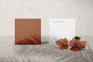 Laurus - Square Cards Mockups