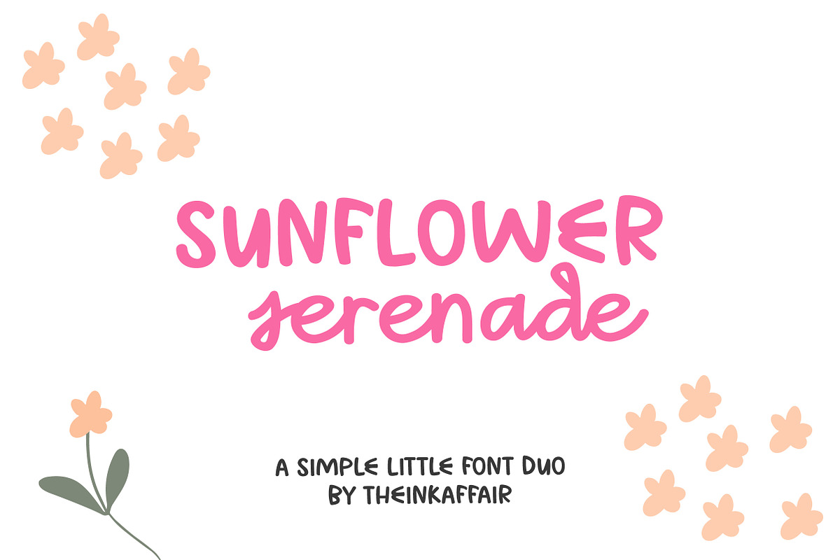Summer Serenade Font Duo, a Handwritten Font by theinkaffair (Photo 1 of 8)