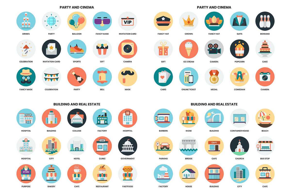 1155 PERFECT ICONS SET, an Outline Icon by Toonsteb (Photo 23 of 26)