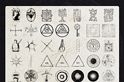 98 Procreate mystic / ocult stamps, a Brush Add-On by Endete & Mazak brushes (Thumbnail 2 of 6)