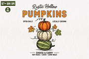 Rustic Fall Farmhouse Sign PNG Bundl, an Illustration by CreationArt (Thumbnail 11 of 11)