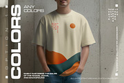 5 Oversized T-Shirt Mockups, a Shirt Mockup by Grow Design Craft Studio (Thumbnail 2 of 7)
