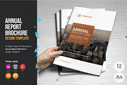 Annual Report Template V7, a Brochure Template by JanySultana (Thumbnail 1 of 12)