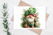Whimsical Summer Gnome Clipart PNG, a Seasonal Illustration by Canvas Craft (Thumbnail 6 of 7)